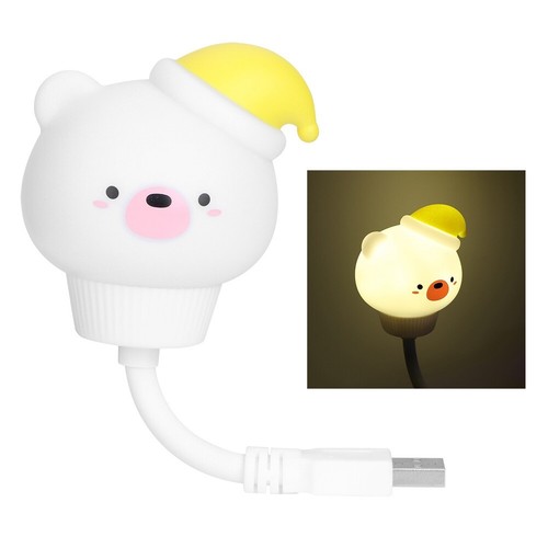 Animal Cartoon Shaped LED Lamp USB Baby Children Bedside Sleeping Night Light
