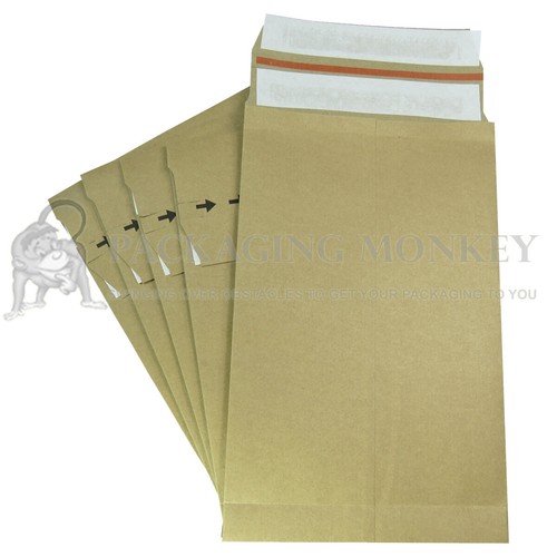 NATURAL BROWN KRAFT PAPER MAILING BAGS DURABLE PARCEL ECO MAILERS *ALL SIZES*