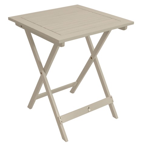 Gartentisch Bistrotisch Klapptisch CASABLANCA 60x60cm Holz weiß 2 WAHL