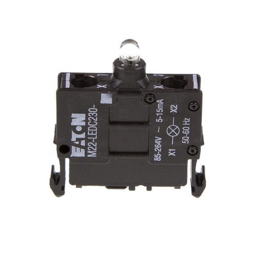 LED-Element 230 V AC weiß Bodenbefestigung Eaton 216566 M22-LEDC230-W