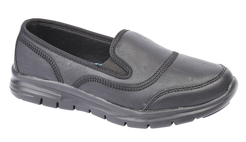 ladies women twin gusset super lightweight leisure casual shoe memory foam 4-9
