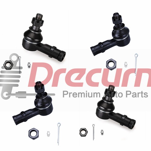 8PC Front End Steering Tie Rod Ball Joint Set For Acura SLX Isuzu Trooper 4WD