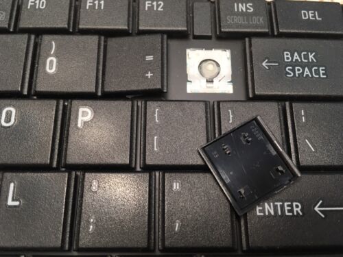 Where is the number lock key on a toshiba laptop