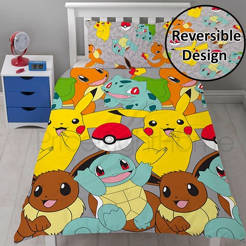 Officiel Pokemon Catch Simple Rotary Housse De Couette 2 en 1 design