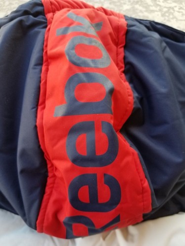 NWT $100 REEBOK Boys Active Hooded Bubble Snow Jacket Navy//Red//White SELECT SIZE