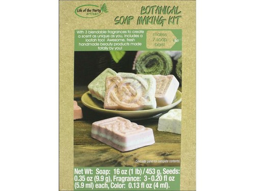 LIFE OF THE PARTY LTP57035 LIFE PARTY SOAP MAKING KIT BOTANICAL BAR