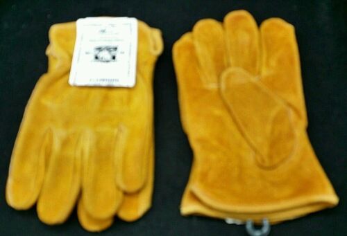 Suede GLOVES I-415 Work Keystone Split Cow Geniune Leather Cowhide
