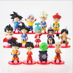 DRAGON BALL SUPER 13 STATUETTE PERSONAGGI Action Figure Sayan Goku Blu Rosa z X