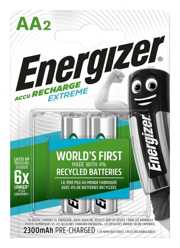 10 x Energizer Extreme Akku AA Mignon HR6 1,2V NiMH 2300mAh im Blister