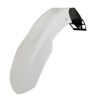 Polisport UFX Free Flow Front Fender White for Suzuki RM250 1980-2008