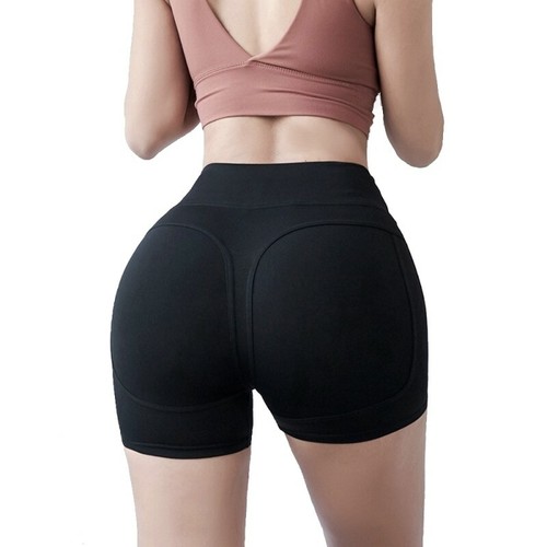 Damen Fitness Shorts High Waist DLS1 Sport Fitnesshose Sporthose Atmungsaktiv