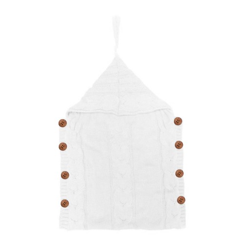 Newborn Baby Photography Photo Prop Handmade Soft Knit Blanket Rug 52*42cm GTG