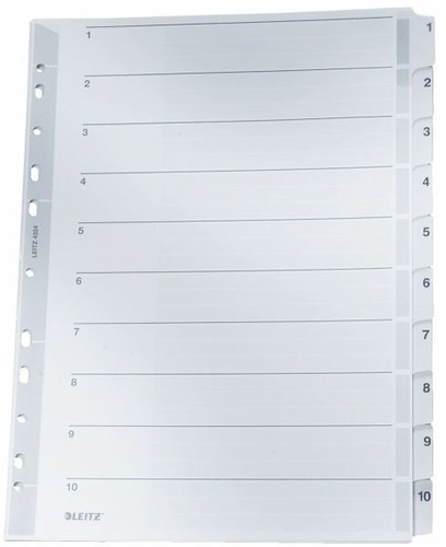 1-5 1-10 1-12 1-20 Leitz Register Karton Zahlenregister Kartonregister DIN A4