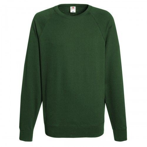 Adult jumper S M L XL 2XL Fruit Of The Loom Mens Lightweight Raglan Sweater