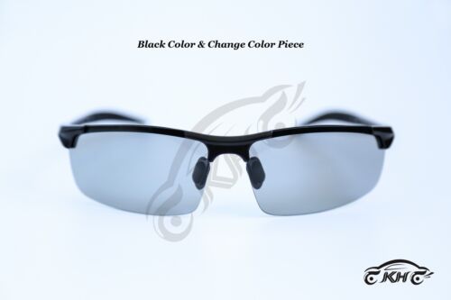 Lunettes de soleil photochromiques à changement de couleur pour hommes *