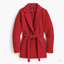 $178 J.Crew Camille short wrap coat in Italian boiled wool-J4867//J4868//J4869-NWT