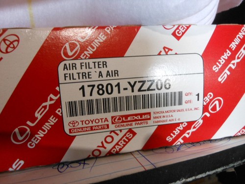 New Toyota OEM Genuine Air Filter Element Camry RAV4 17801YZZ06 17801-YZZ06