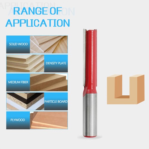 1//2inch Shank Long Blade Straight Router Bit Woodwork Tenon Cutter Tool Tackle