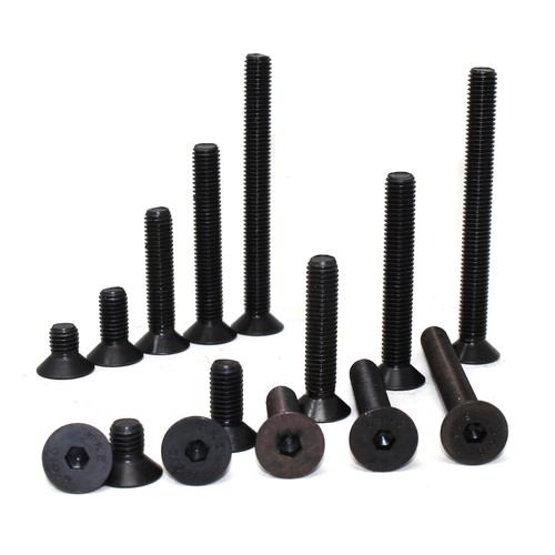 M4 HIGH TENSILE SELF COLOUR COUNTERSUNK SOCKET SCREWS BOLTS METRIC THREAD