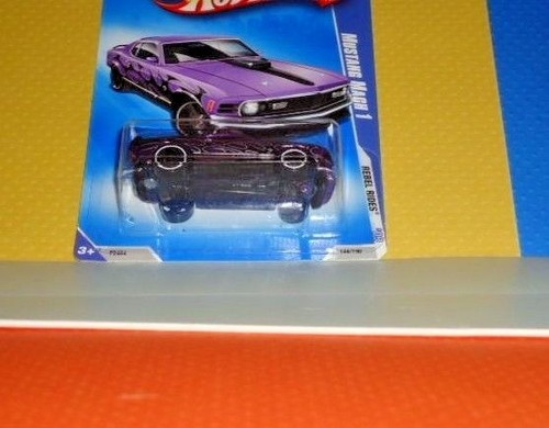 2009 Hot Wheels KMart Days Rebel Rides #144 Mustang Mach 1 Purple