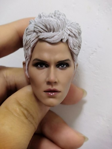 1//6 Head Sculpt Carving Model Ororo Munroe Storm Figure for 12/" Female Doll Body