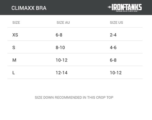 WOMENS IRON TANKS NOVA ZIPPER CROP TOP GYM SPORTS BRA ZIP UP S182 JET BLACK