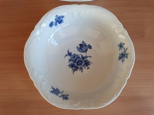 Rosenthal Classic Rose Sanssouci blaue Blume Schale 22 cm
