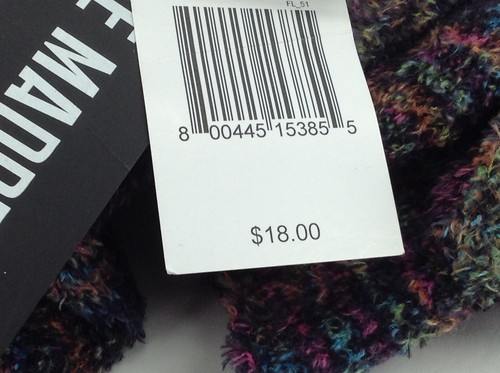 Women/'s STEVE MADDEN by MACYS TEXT BOLD Convertible Mittens 1 size $18 MSRP