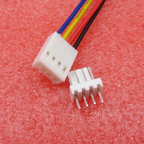 20PCS//50PCS XH2.54-4P JST 2.54mm Single Tin Header Dupont Wire Length 150mm
