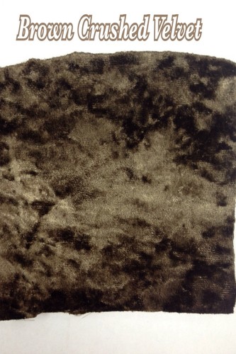 32/" Tall Horizontal FEATHER Headboard with Black Border in Crushed Velvet