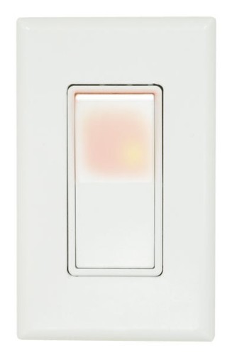 LIGHTED 3-Way 15A Decorator Switch 15 Amp Decora Illuminated White 1 pc