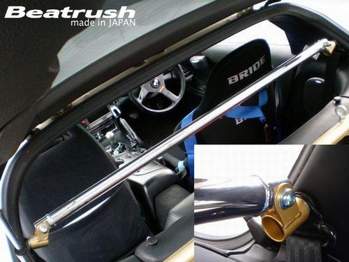 JDM RACING φ32 REAR PILLAR PERFORMANCE BAR FOR 96-02 MAZDA RX7 FD 4 SEATER