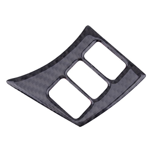 2Pcs Carbon Fiber Steering Wheel Button Sticker Cover Trim Fit for Nissan 350Z