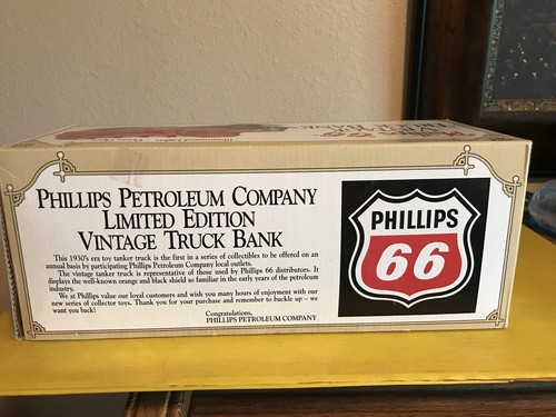 Phillips 66 Vintage Truck Bank By Marx Dist 1993 NIB W//Lights