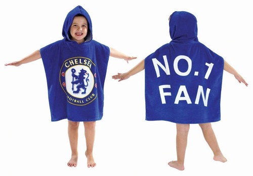 Enfants Chelsea Football Club Poncho Serviette 100/% coton 60x120cm
