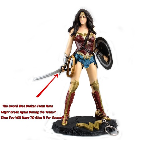 DC Superhero Wonder Woman Justice League Finders Keypers 10/" Loose Statue Figure