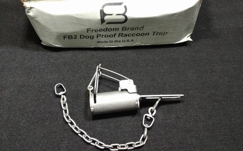 FREEDOM BRAND FB2 DOG PROOF FB 2 TRAP TRAPPING RACCOON TRAP SURVIVAL TRAP