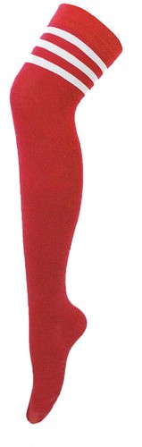 NUOVE SCARPE ARBITRO 3 a righe 118 Varsity College sopra il ginocchio Calze Costume