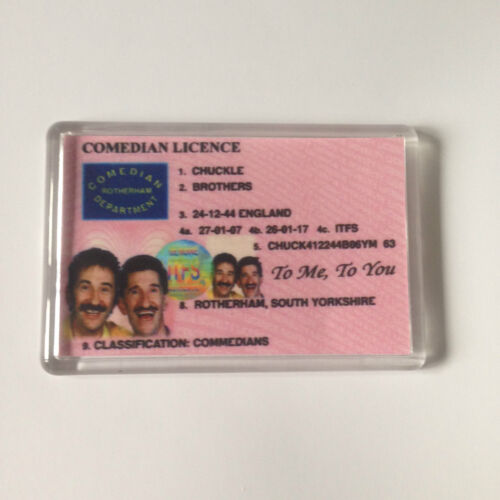CHUCKLE BROTHERS Keyring or Fridge Magnet = ideal gift idea !!!!!!!!!!!!!