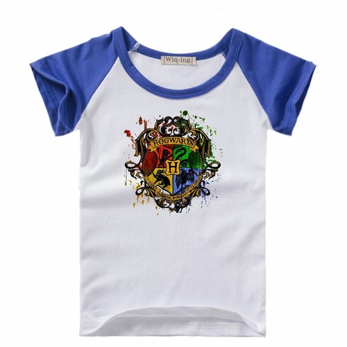 Harry Potter Hogwarts On Wood Kids Child/'s T-Shirt Girls Boys Graphic Tee Tops