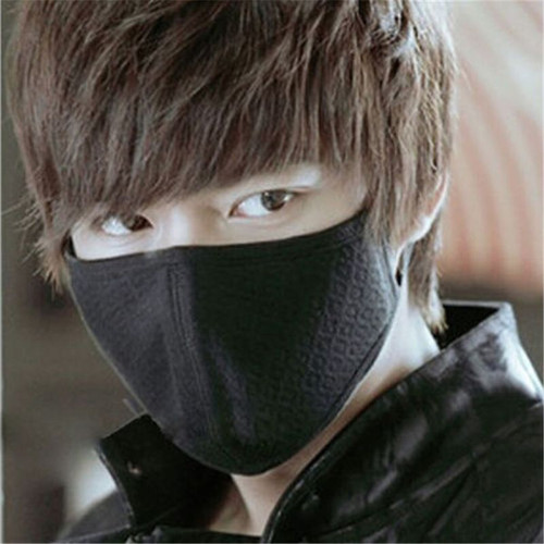 2PCS Wholesale Black Health Cycling Anti-Dust Cotton Mouth Face Respirator Mask
