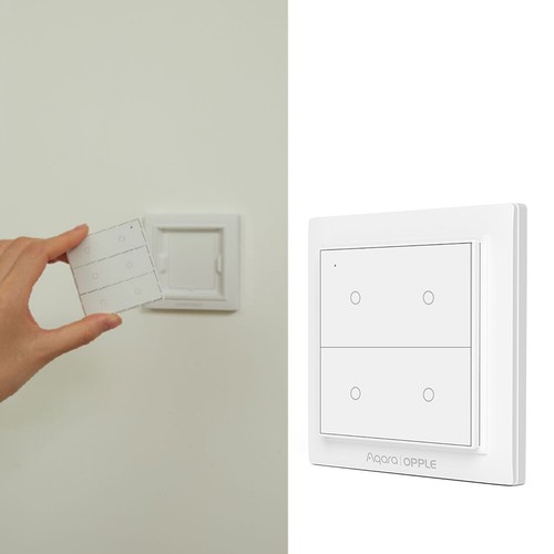 Wandschalter Intelligente Lichtschalter steuern die Zigbee Wireless Four-Key KS