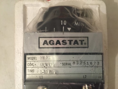 AGASTAT 7012CFL 480 VOLT 7000 SERIES TIMING RELAY NEW NOS **FAST SHIP**