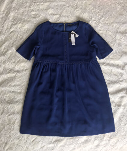 Details about / Topshop Maternity Blue Relaxed Tunic Smock Tea Dress 12 M BNWT £55