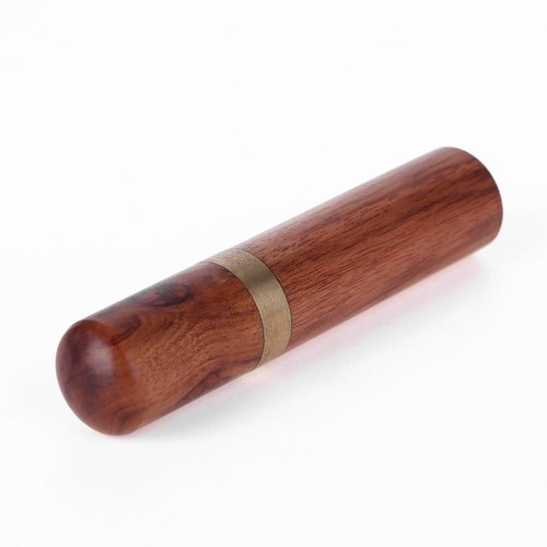 Wooden Wood Sewing Organizer Needle Box Toothpick Storage Holder Safety Case