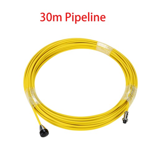 30m Sewer Pipe Cable Yellow for Sewer Pipeline Inspection Camera Video Detector