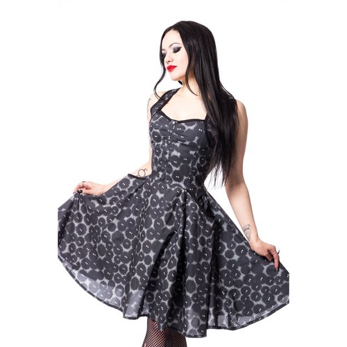 Dark DUST DRESS Tribal Cute Womens Dress// Gothic Cupcake Cult