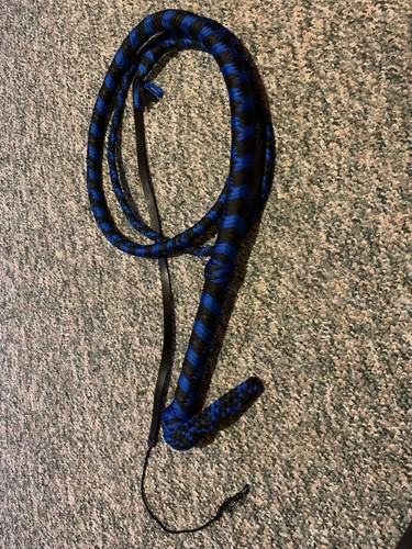 Details about / 8 Feet 12 Plaits Paracord Nylon Heavy Duty Custom BULLWHIP Easy Cracking