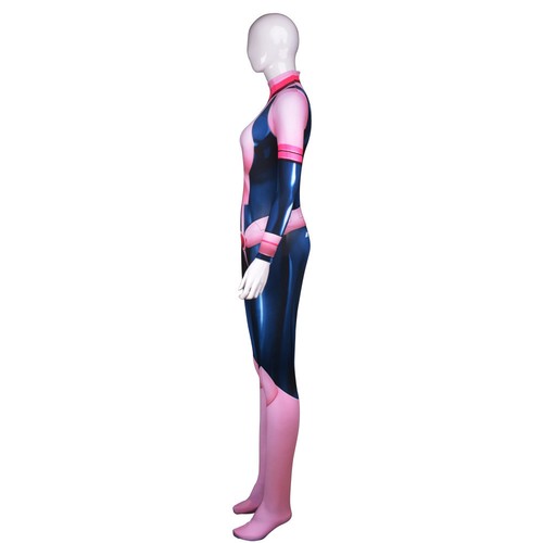 Anime My Hero Academia Ochako Uraraka Zentai Tight Bodysuit Cosplay Costume+Wig