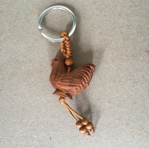 Hand Made Wood Chicken keychain Animal Home Deco key ring key Fob Nice Gift Item Hand Made Wood Chicken keychain Animal Home Deco key ring key Fob Nice Gift Item